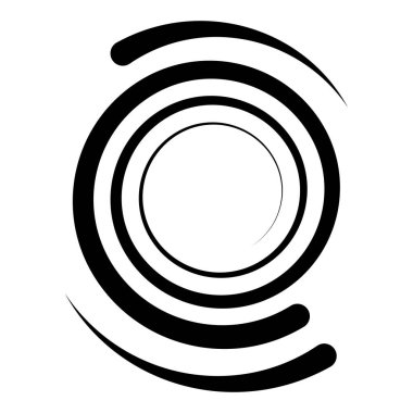 Döndür, döndür, döndür. Girdap, sarmal simgesi, sembol