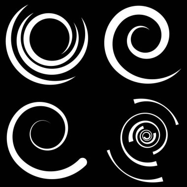 Döndür, döndür, döndür. Girdap, sarmal simgesi, sembol