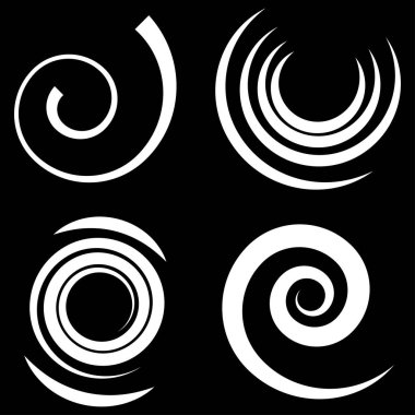 Döndür, döndür, döndür. Girdap, sarmal simgesi, sembol