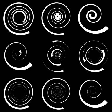 Döndür, döndür, döndür. Girdap, sarmal simgesi, sembol