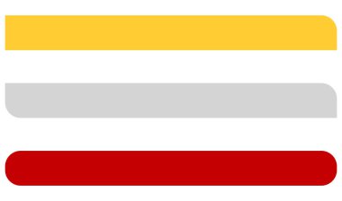 Düğme, pankart ve plak tasarım ögesi şekilleri