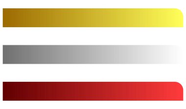 Düğme, pankart ve plak tasarım ögesi şekilleri