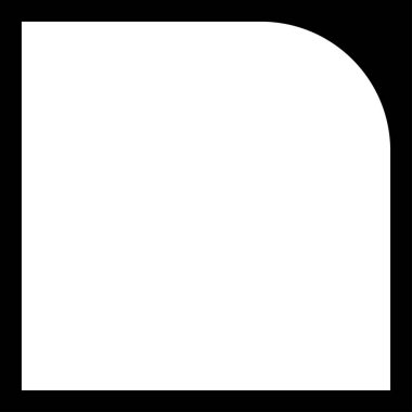 Düğme, pankart ve plak tasarım ögesi şekilleri