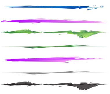 Grunge, pasaklı, desenli boya efektli fırça darbeleri. Boya fırçası, el yapımı çizgiler.