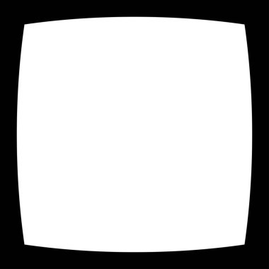 Soyut geometrik form, şekil. Bozulmuş, deforme olmuş yama ögesi - stok vektör illüstrasyonu, klip- sanat grafikleri