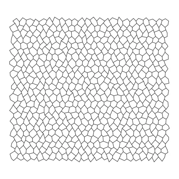 Willekeurige Tegels Patroon Textuur Revetment Steenwerk Stenen Muur Cellulaire Achtergrond — Stockvector