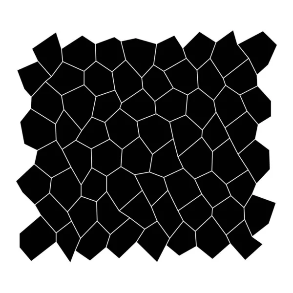 Carreaux Pavage Aléatoire Motif Texture Revetment Maçonnerie Toile Fond Cellulaire — Image vectorielle
