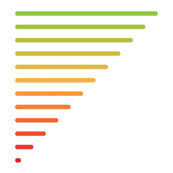 Прогресс Бар Шаги Фазы Индикатор Уровня Ярдстик Ранг Оценка Сценический — стоковый вектор