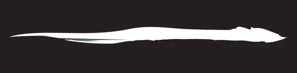 Grungy Grunge Pinselstrich Pinselstrich Harsche Grob Strukturierte Horizontale Streifenteiler Skizze — Stockvektor
