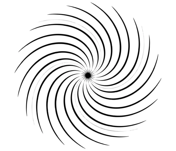 Abstrato Circular Motivo Geométrico Radial Ícone Forma Símbolo —  Vetores de Stock