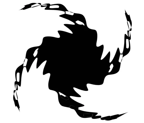 Абстрактный Круговой Радиальный Геометрический Мотив Иконка Форма Символа — стоковый вектор