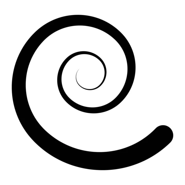 Espiral Rodopiar Girar Forma Vórtice Ícone Hélice Símbolo —  Vetores de Stock