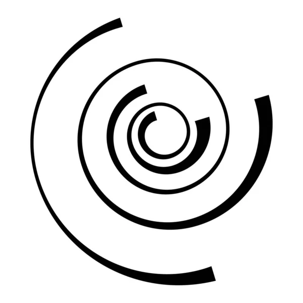 Спіраль Вихор Вихор Вихор Піктограма Спіралі Символ — стоковий вектор