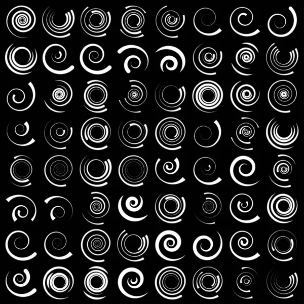 Spirale Tourbillon Forme Tourbillon Vortex Icône Hélice Symbole — Image vectorielle