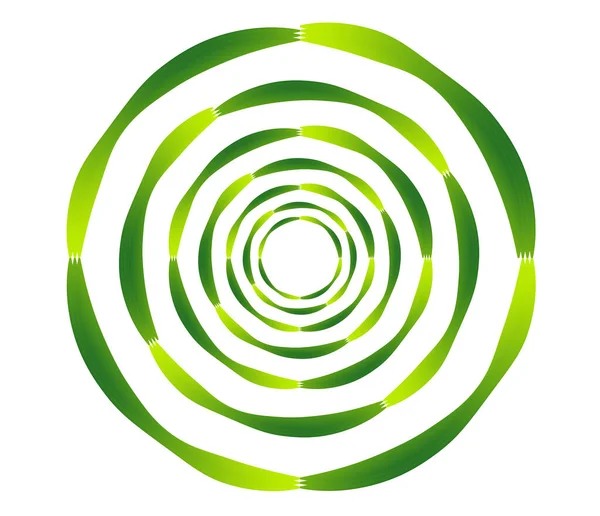 Абстрактный Геометрический Круг Элемент Дизайна Кольца Циркулярный Концентрический Круг Вереница — стоковый вектор