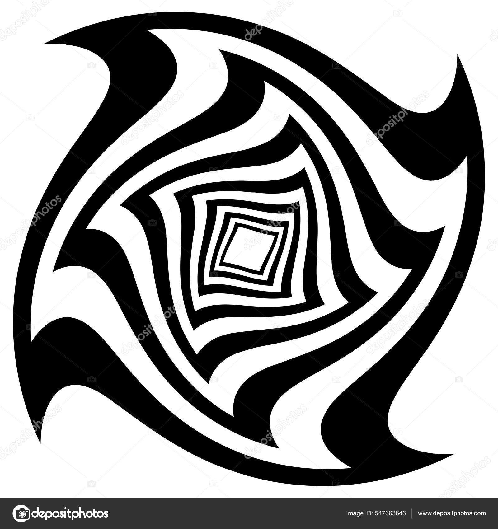 Elemento Artístico Abstracto Óptica Formas Arte Visual Iconos Símbolos  Stock Vector de stock #547663646 de ©vectorguy, image size:1600x1700