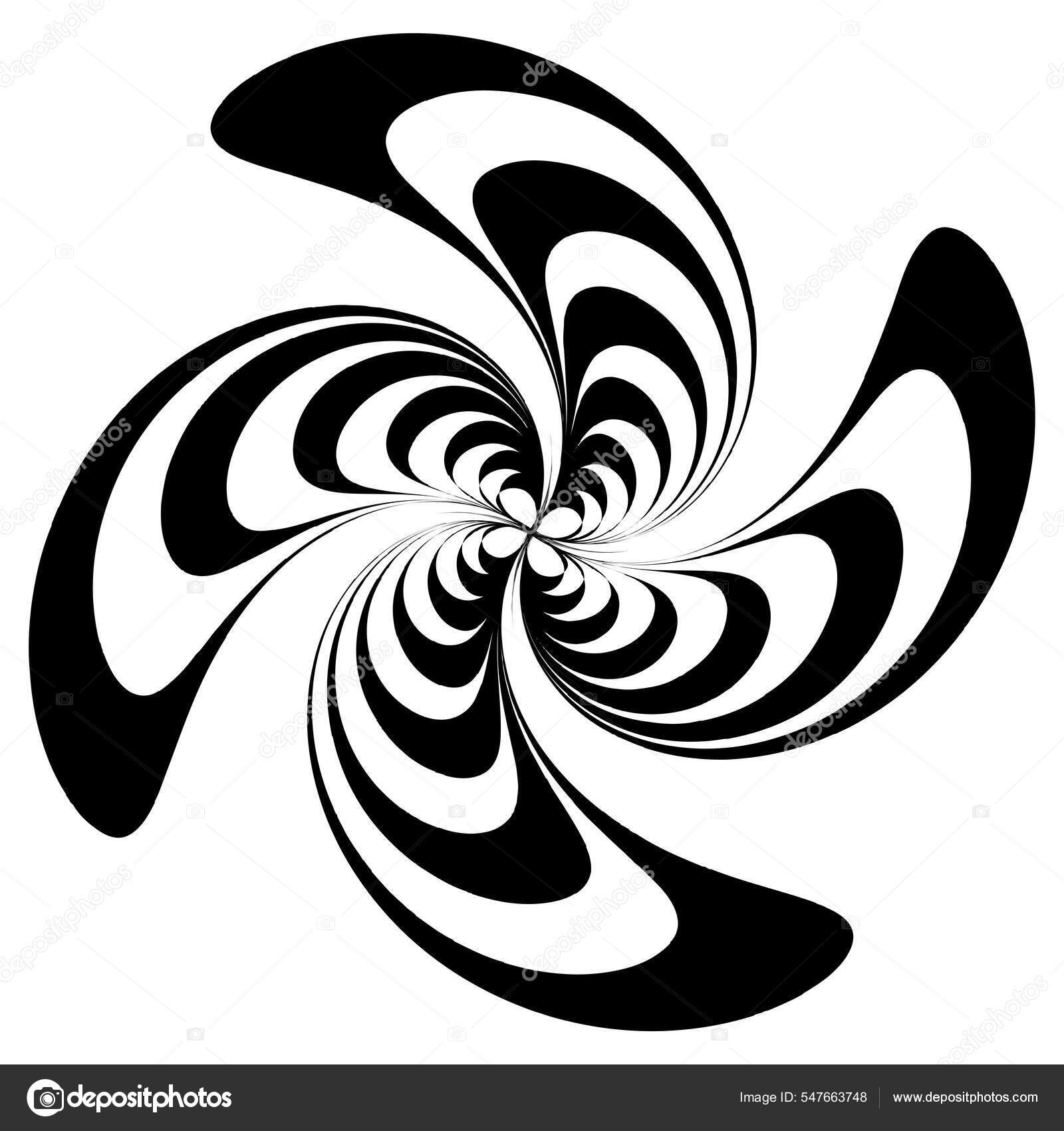 Elemento Artístico Abstracto Óptica Formas Arte Visual Iconos Símbolos  Stock Vector de stock #547663748 de ©vectorguy, image size:1600x1700