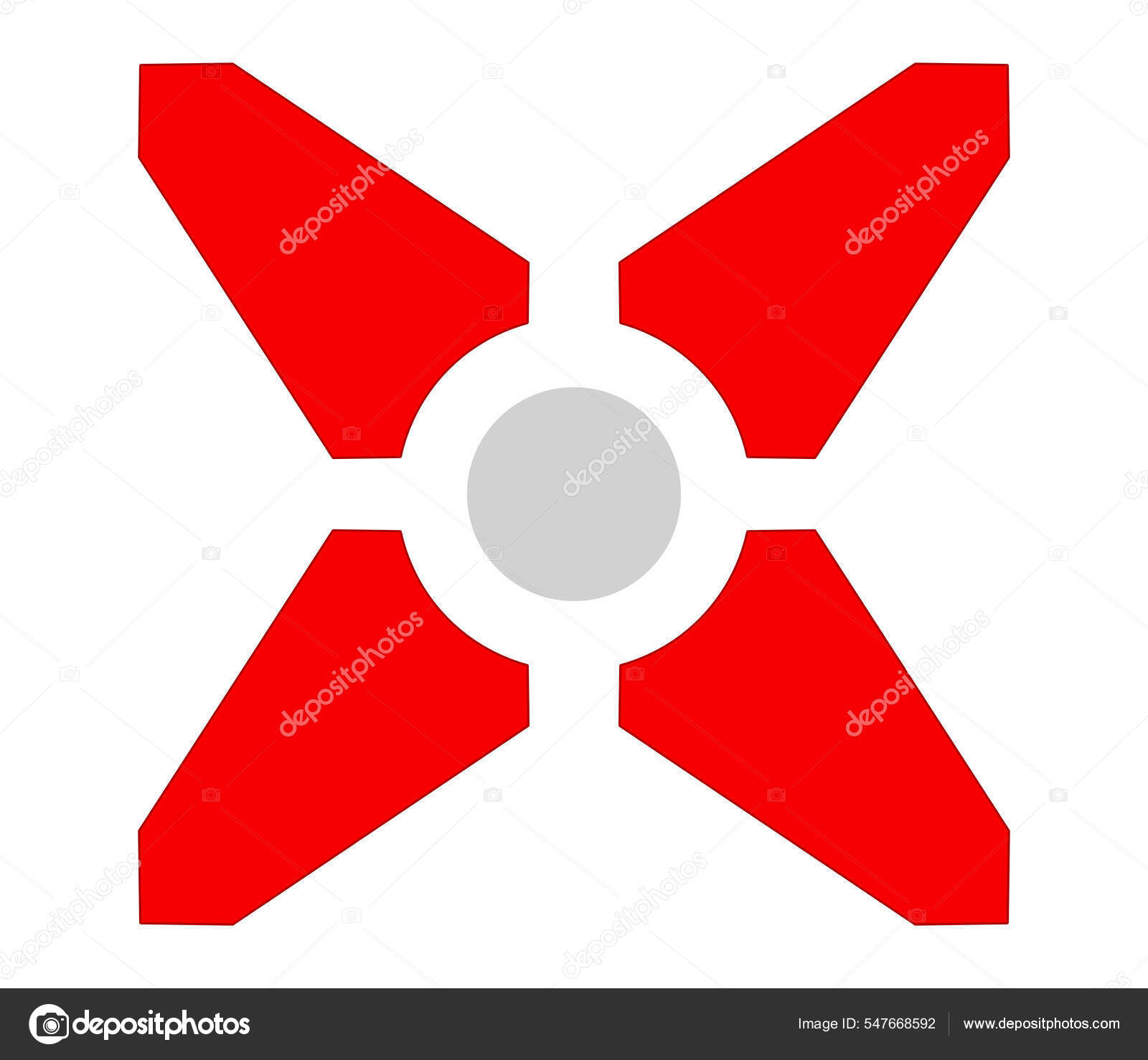 Sinal Vermelho Forma Letra Crosshair Marca Destino Ícone Conceito Retículo  imagem vetorial de vectorguy© 547668722