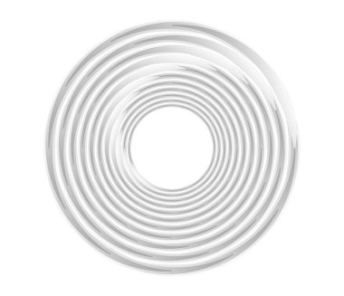 Soyut geometrik çember, halka tasarım elemanı. Dairesel, konsantre daire. Girdap, girdap, sarmal ve girdap şekli, simge, sembol - stok vektör illüstrasyonu, klip- sanat grafikleri