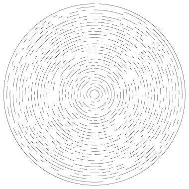 Radikal, dairesel, eşmerkezli çizgiler vektör elementi
