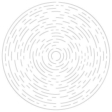 Radikal, dairesel, eşmerkezli çizgiler vektör elementi