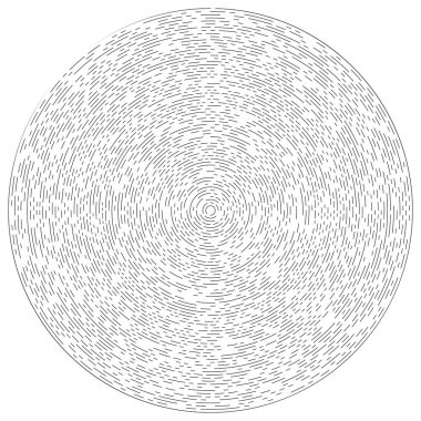 Radikal, dairesel, eşmerkezli çizgiler vektör elementi