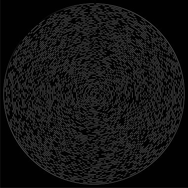 Radikal, dairesel, eşmerkezli çizgiler vektör elementi