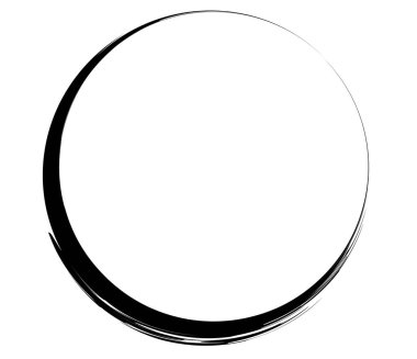 Grungy, grunge yarım daire, daire şekli, element