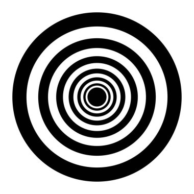 Soyut op-art elementler. Optik, görsel sanat şekilleri, simgeler, semboller - stok vektör illüstrasyonu, klip- sanat grafikleri