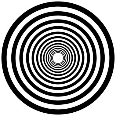 Soyut op-art elementler. Optik, görsel sanat şekilleri, simgeler, semboller - stok vektör illüstrasyonu, klip- sanat grafikleri