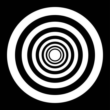 Soyut op-art elementler. Optik, görsel sanat şekilleri, simgeler, semboller - stok vektör illüstrasyonu, klip- sanat grafikleri