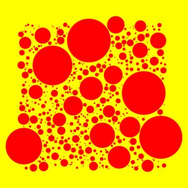 Popart dutone, kırmızı-sarı vektör dokusu, patttern