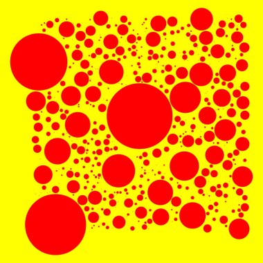 Popart dutone, kırmızı-sarı vektör dokusu, patttern