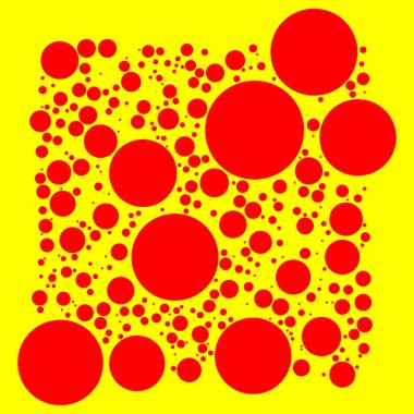 Popart dutone, kırmızı-sarı vektör dokusu, patttern