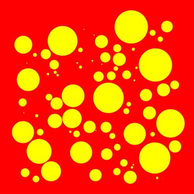 Popart dutone, kırmızı-sarı vektör dokusu, patttern