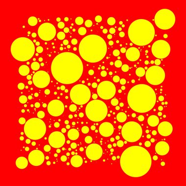 Popart dutone, kırmızı-sarı vektör dokusu, patttern