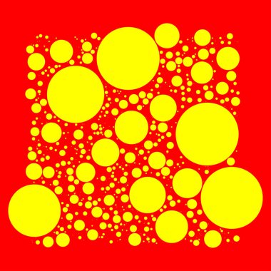 Popart dutone, kırmızı-sarı vektör dokusu, patttern