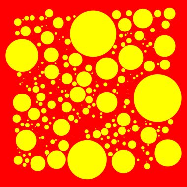 Popart dutone, kırmızı-sarı vektör dokusu, patttern