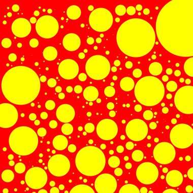 Popart dutone, kırmızı-sarı vektör dokusu, patttern