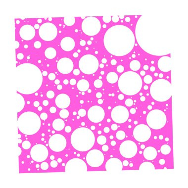 Rastgele noktalar, daireler. Nokta, noktalama arkaplan. Yarım ton polkadot deseni, tasarım ögesi