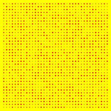 Popart dutone, kırmızı-sarı vektör dokusu, patttern