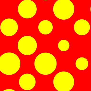 Popart dutone, kırmızı-sarı vektör dokusu, patttern