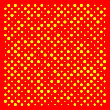 Popart dutone, kırmızı-sarı vektör dokusu, patttern