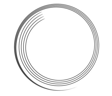 Kaligrafik spiral, girdap, dönme elementi. Helix, volta ve girdap simgesi