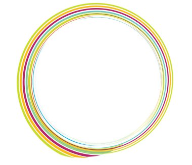 Kaligrafik spiral, girdap, dönme elementi. Helix, volta ve girdap simgesi