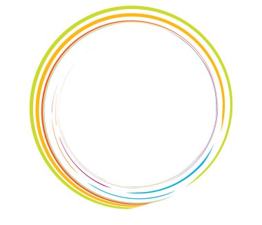 Kaligrafik spiral, girdap, dönme elementi. Helix, volta ve girdap simgesi