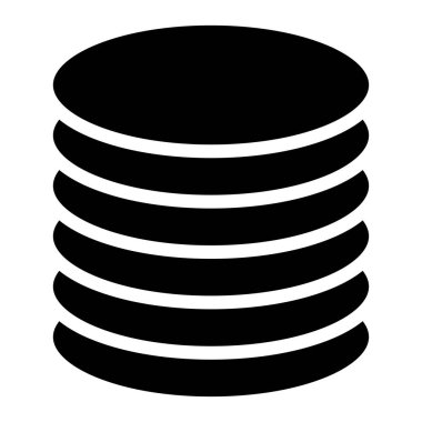 Veri tabanı, HDD, sabit disk sürücü web sunucu simgesi, sembol. Arşiv, kurtarma, ana bilgisayar teknolojisi, teknoloji ikonu. Veritabanı, veritabanı illüstrasyonu