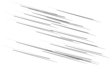 Dinamik karalama, yarım yamalak çizgiler, çizgiler - stok vektör illüstrasyonu, klip- sanat grafikleri