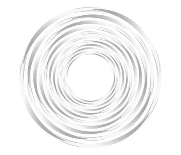 Abstracte Geometrische Cirkel Ring Design Element Cirkelvormige Concentrische Cirkel Zwenk — Stockvector