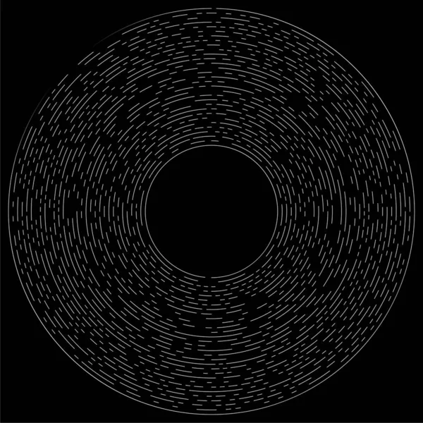 Éléments Vectoriels Radiaux Circulaires Rayonnants Concentriques — Image vectorielle